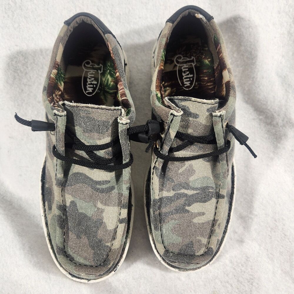 New Mens 8 M Justin JM316 Hazer Camo Slip On Shoes